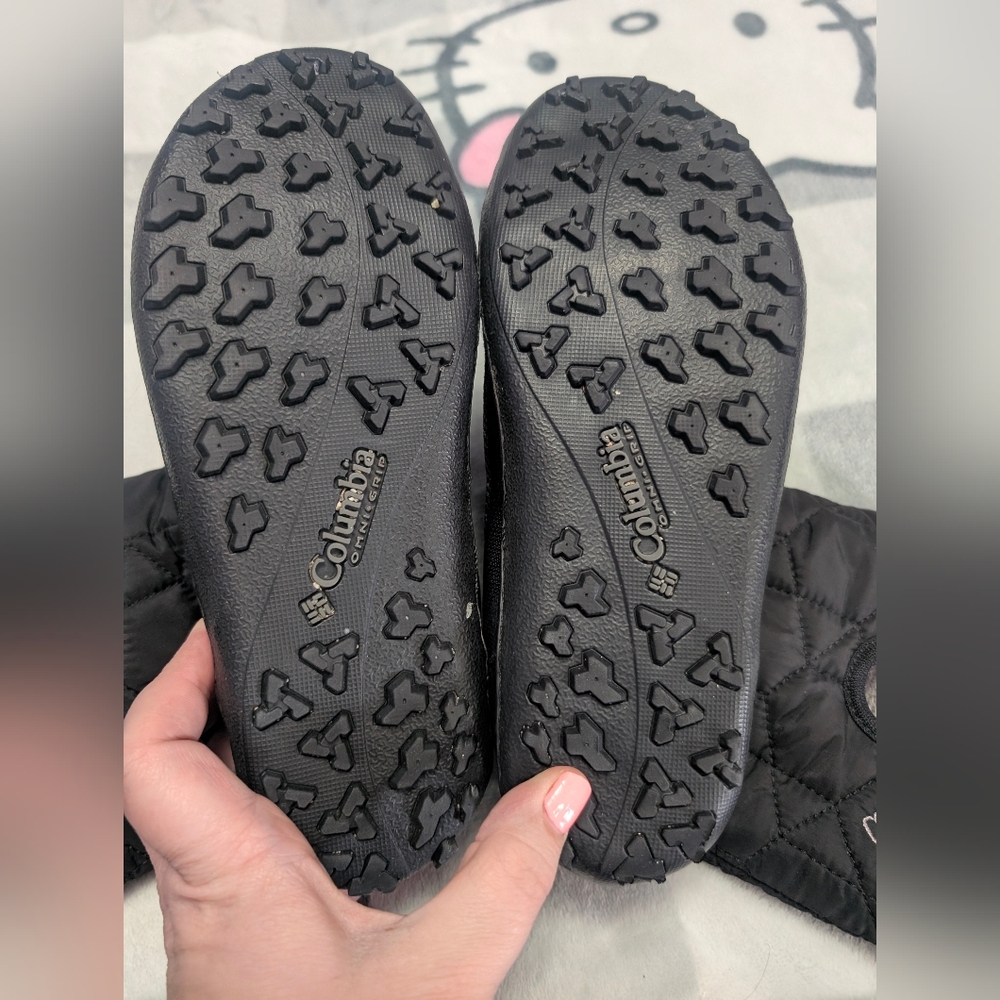 Euc Columbia Minx Slip Ons Black Winter Boots Size 6.5 - Picture 11 of 15